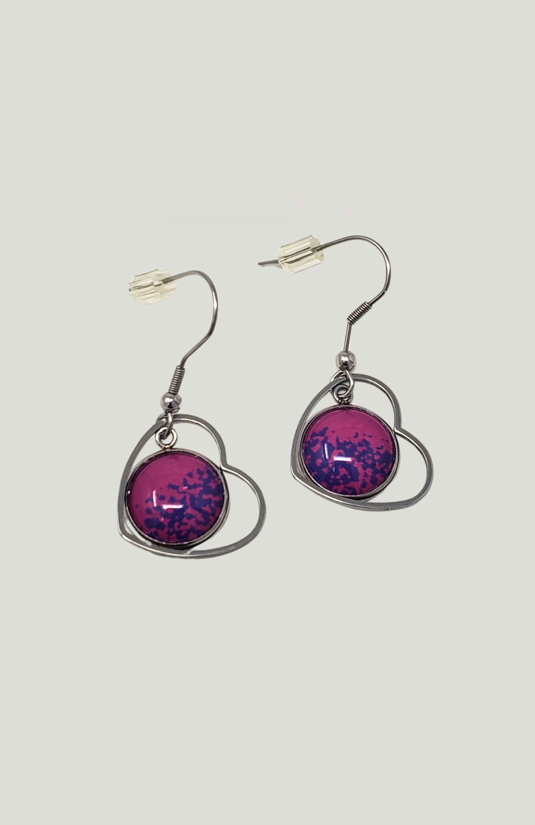 Metal Bezel Earrings