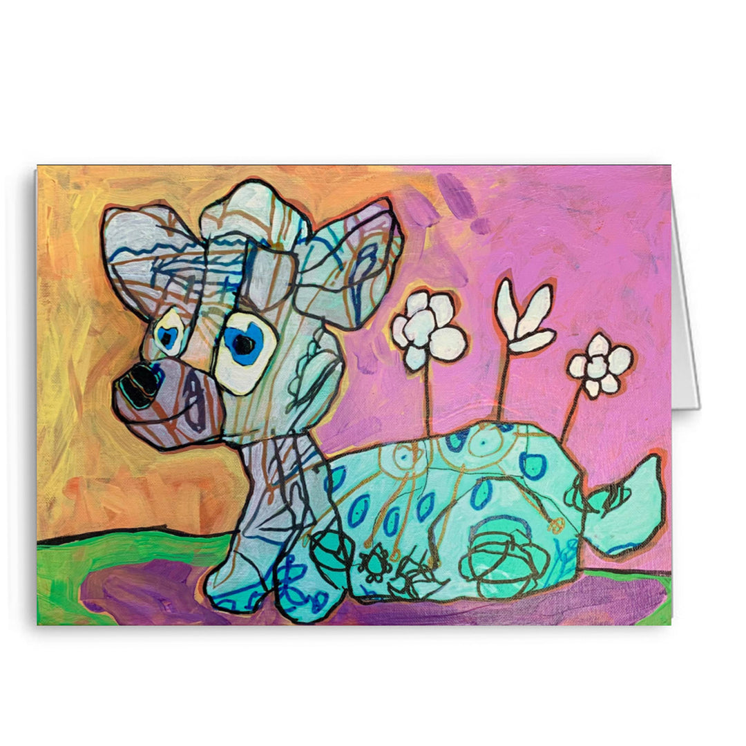 "Baby Deer" Greeting Card