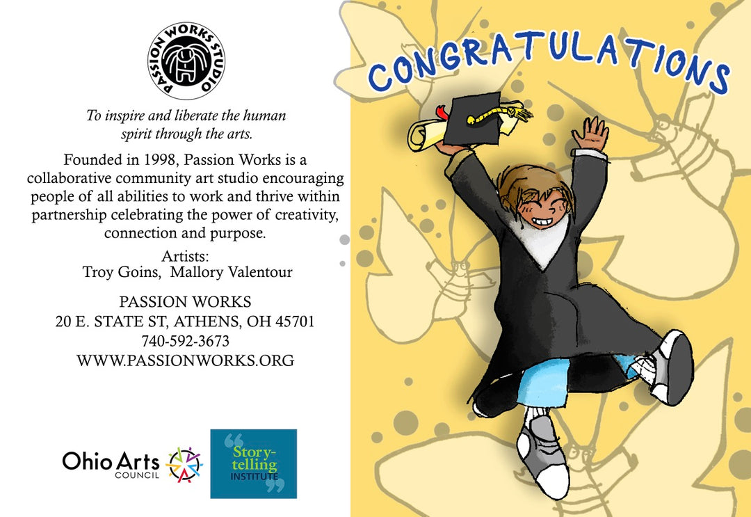 "Congratulations" Graduation Greeting Card