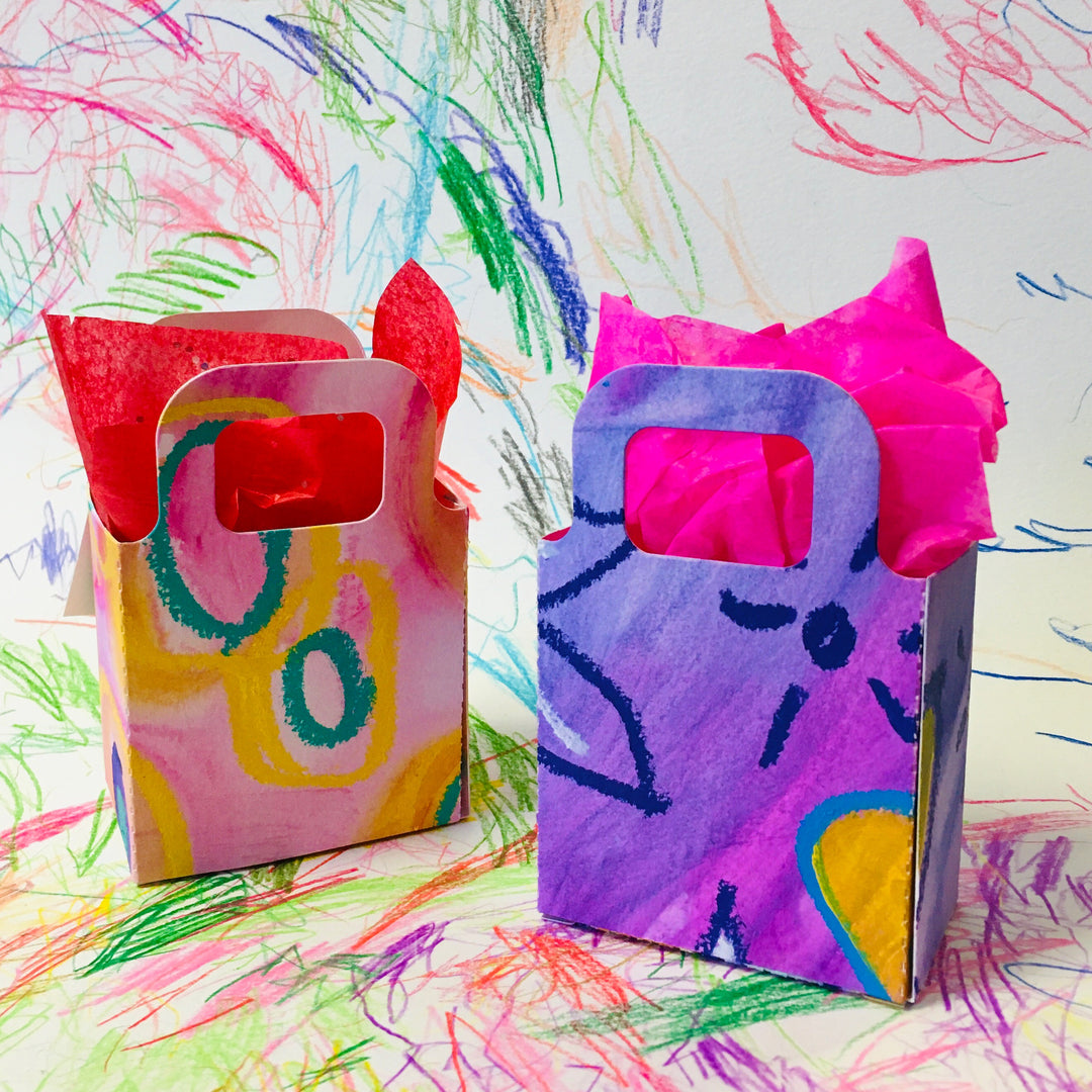 Painted Paper Jewelry Package