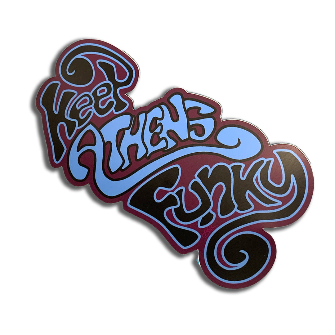 Keep Athens Funky Sticker
