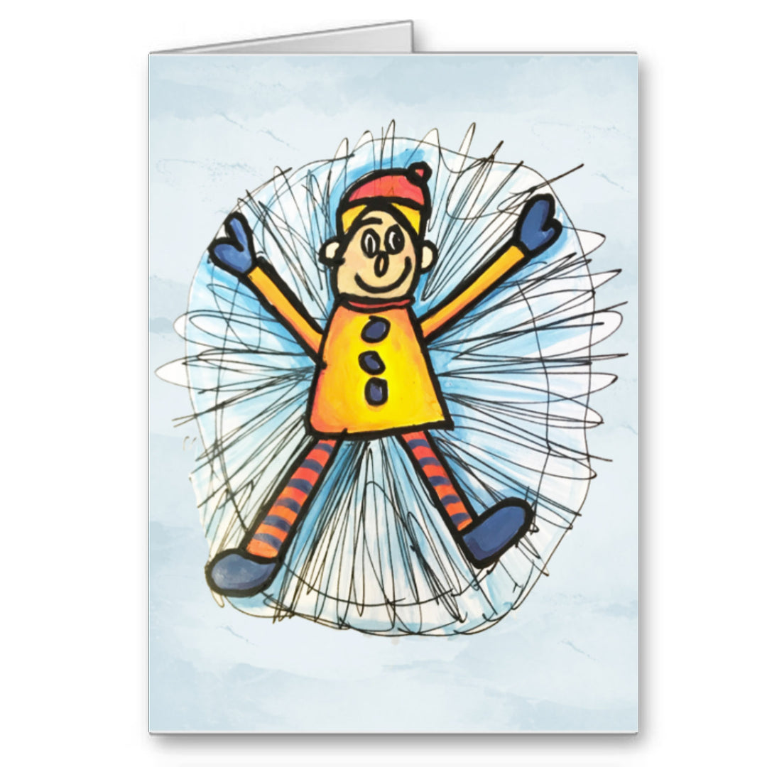 "Snow Angel" Greeting Card