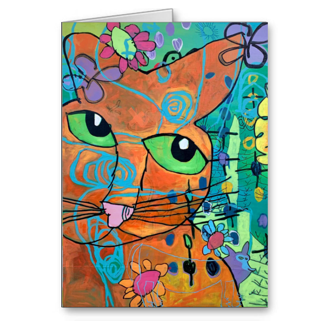 "Orange Cat" Card