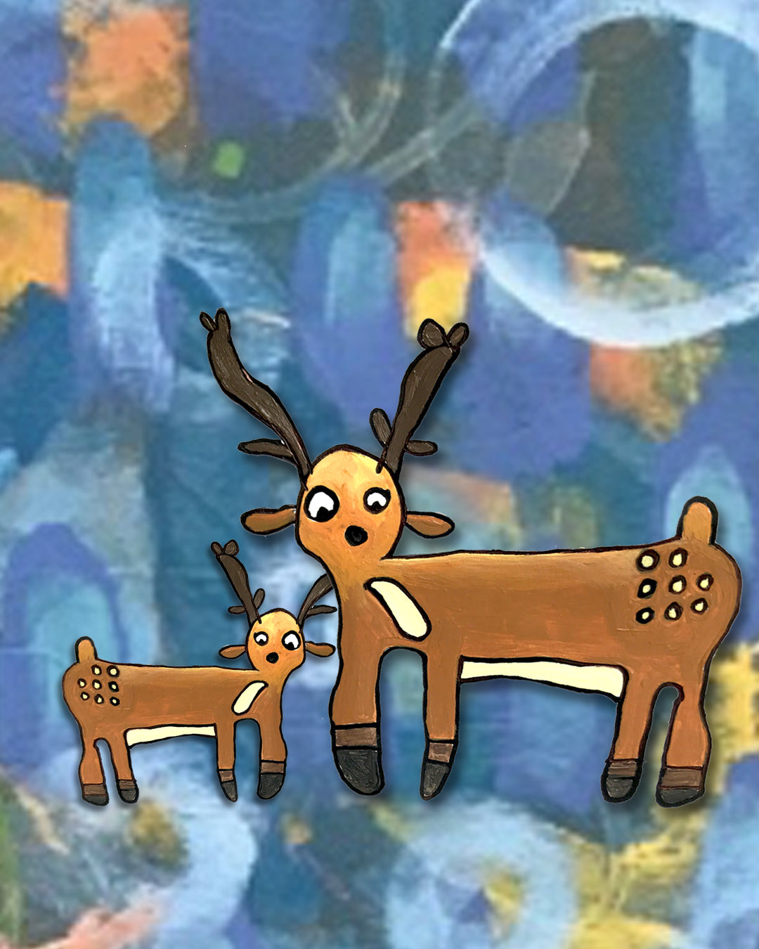 "Mama Reindeer" Greeting Card