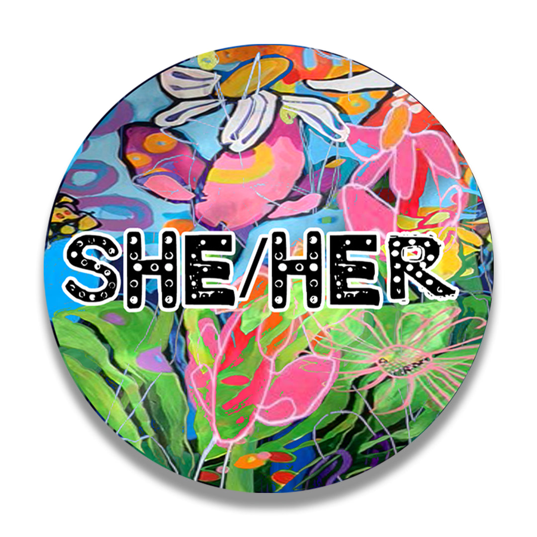 Pronoun Buttons